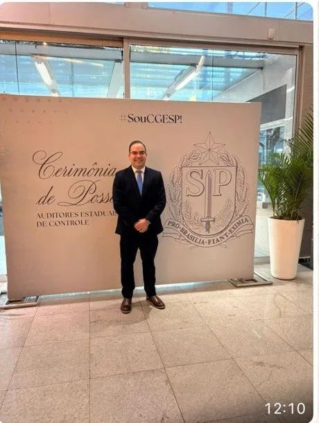 Victor de Castro na posse